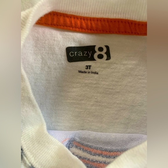 Crazy 8 Snowman Winter Long Sleeve Shirt Toddler Size 3T - Picture 4 of 5